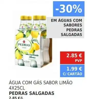 Minipreço Água com sabor pedras salgadas promoção