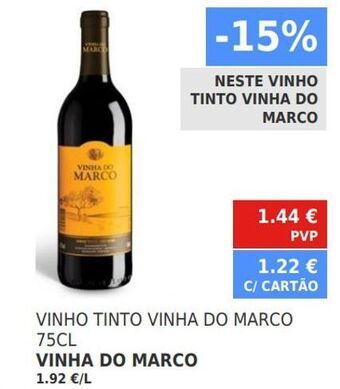 Minipreço Vinho tinto promoção