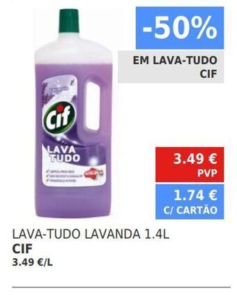 Minipreço Limpadores cif promoção