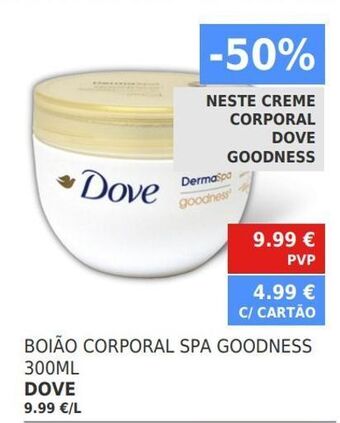Minipreço Creme hidratante dove promoção