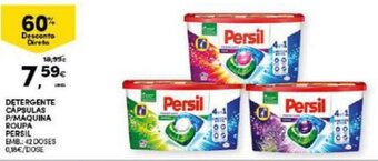 Continente Detergente Cápsulas P/Máquina Roupa Persil 42 Doses promoção