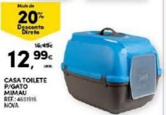 Continente Casa Toilete P/Gato Mimau promoção