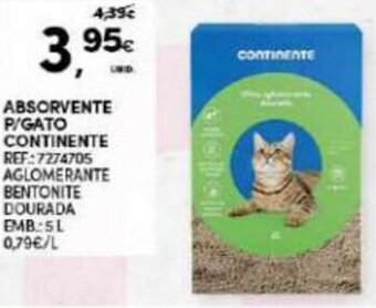 Continente Absorvente P/Gato Continente 5L promoção