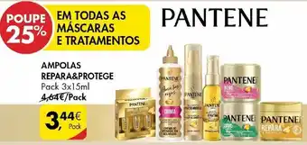 Pingo Doce Pantene Ampolas Repara & Protege Pack 3x15ml promoção