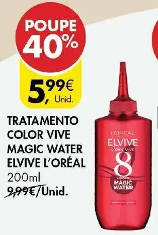 Pingo Doce Tratamento Color Vive Magic Water Elvive L'Oréal 200ml promoção
