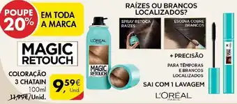 Pingo Doce Magic Retouch Coloração 3 Chatain 100ml promoção