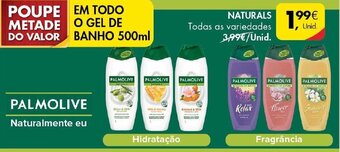 Pingo Doce Palmolive Gel de Banho Naturals 500ml promoção