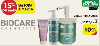 Pingo Doce Biocare Cosmetics Creme Hidratante 1kg promoção