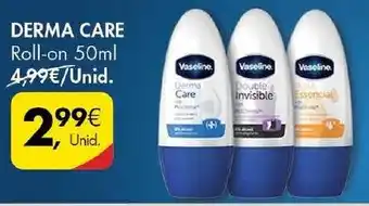 Pingo Doce Vaseline Derma Care Roll-on 50ml promoção