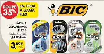 Pingo Doce Lâmina Descartável Flex 3 4 Unid promoção