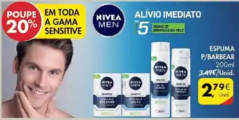 Pingo Doce Nivea Men Espuma P/Barbear 200ml promoção