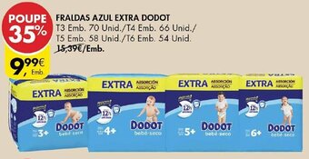 Pingo Doce Fraldas Azul Extra Dodot promoção