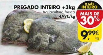 Pregado Inteiro +3kg