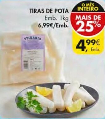 Pingo Doce Tiras de Pota 1kg promoção