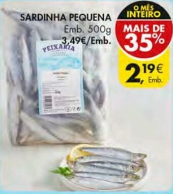 Pingo Doce Sardinha Pequena 500g promoção