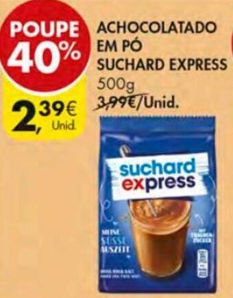 Pingo Doce Achocolatado em Pó Suchard Express 500g promoção