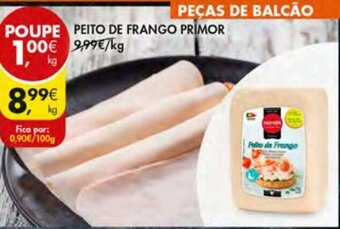 Pingo Doce Peito de Frango Primor promoção