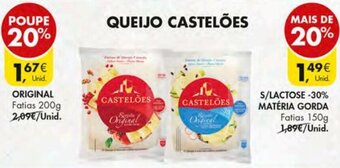 Queijo Castelões Original Fatias 200g