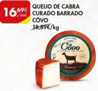 Pingo Doce Queijo de Cabra Curado Barrado Côvo promoção