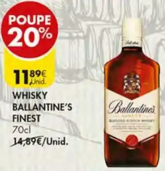 Pingo Doce Whisky Ballantines Finest 70cl promoção