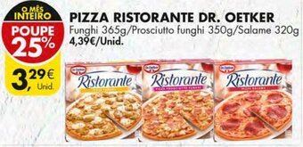 Pingo Doce Pizza Ristorante Dr. Oetker promoção