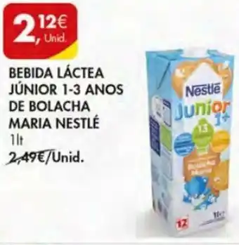 Pingo Doce Bebida Láctea Junior 1-3 Anos de Bolacha Maria Nestlé 1lt promoção