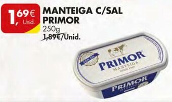Pingo Doce Manteiga C/Sal Primor 250g promoção