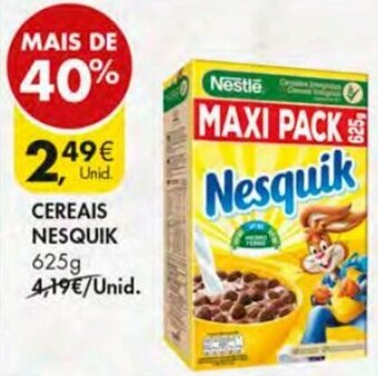 Pingo Doce Cereais Nesquik 625g promoção