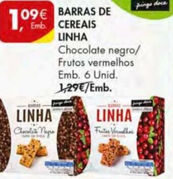 Pingo Doce Barras de Cereais Linha 6 Unid promoção