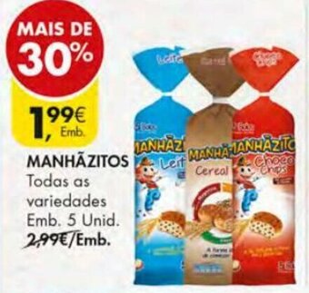 Pingo Doce Manhãzitos 5 Unid promoção