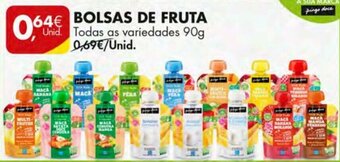 Pingo Doce Bolsas de Fruta 90g promoção