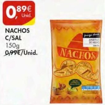 Pingo Doce Nachos C/Sal 150g promoção