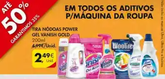 Pingo Doce Tira Nódoas Power Gel Vanish Gold 200ml promoção