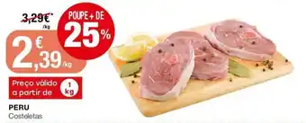Intermarché Peru Costeletas 1kg promoção