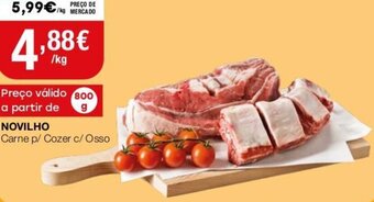 Intermarché Novilho Carne p/Cozer c/Osso 800g promoção