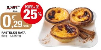Intermarché Pastel de Nata 60g promoção