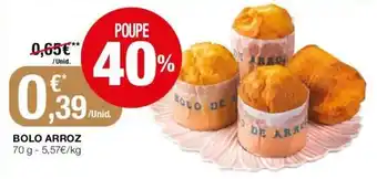 Intermarché Bolo Arroz 70g promoção
