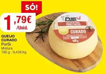 Intermarché Queijo Curado PorSi 190g promoção