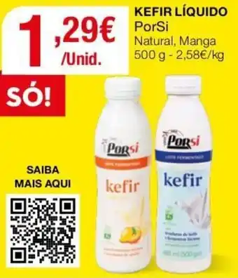 Intermarché Kefir Líquido PorSi 500g promoção