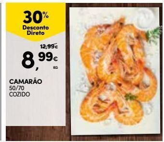 Continente Bom dia Camarão promoção