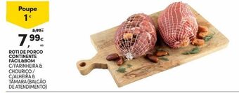 Continente Bom dia Carne suína promoção