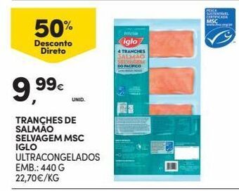 Continente Bom dia Salmão iglo promoção