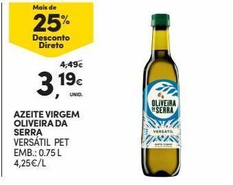 Continente Bom dia Azeite virgem oliveira da serra promoção
