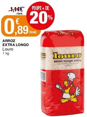 Intermarché Arroz Extra Longo Louro 1kg promoção
