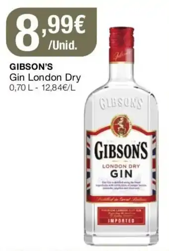 Intermarché Gibson's London Dry Gin 0,70L promoção