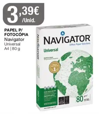 Papel p/Fotocópia Navigator Universal A4 80g