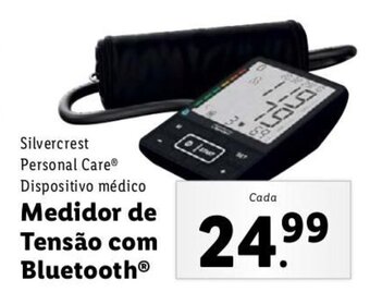 Lidl Silvercrest Personal Care Dispositivo Médico Medidor de Tensão com Bluetooth promoção
