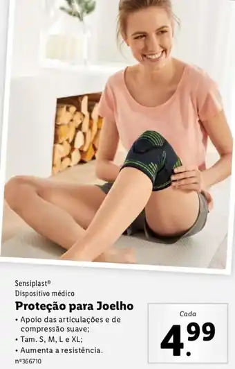 Lidl Sensiplast Dispositivo Médico Proteção para Joelho S, M, e XL promoção