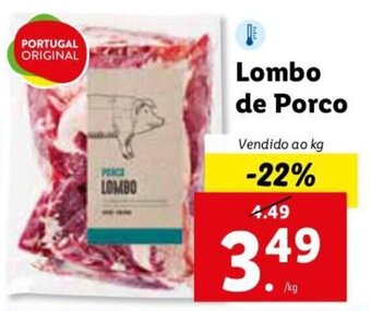 Lidl Lombo de Porco promoção