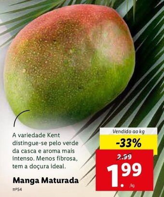 Lidl Manga Maturada promoção